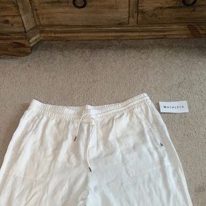 Linen athleta joggers